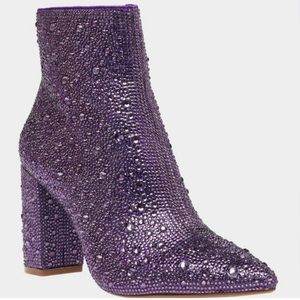 Betsey Johnson Cady Boots 9.5 Purple
